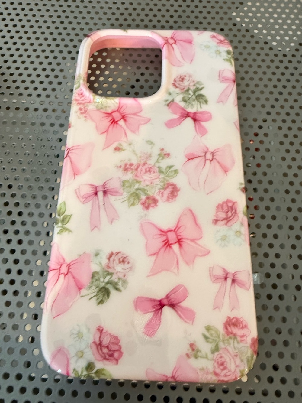 Velvet Caviar Pink Bow & Floral IPhone 14 ProMax MagSafe Case